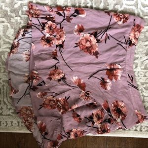 Lavender Floral Skirt. Like New. Only used once.